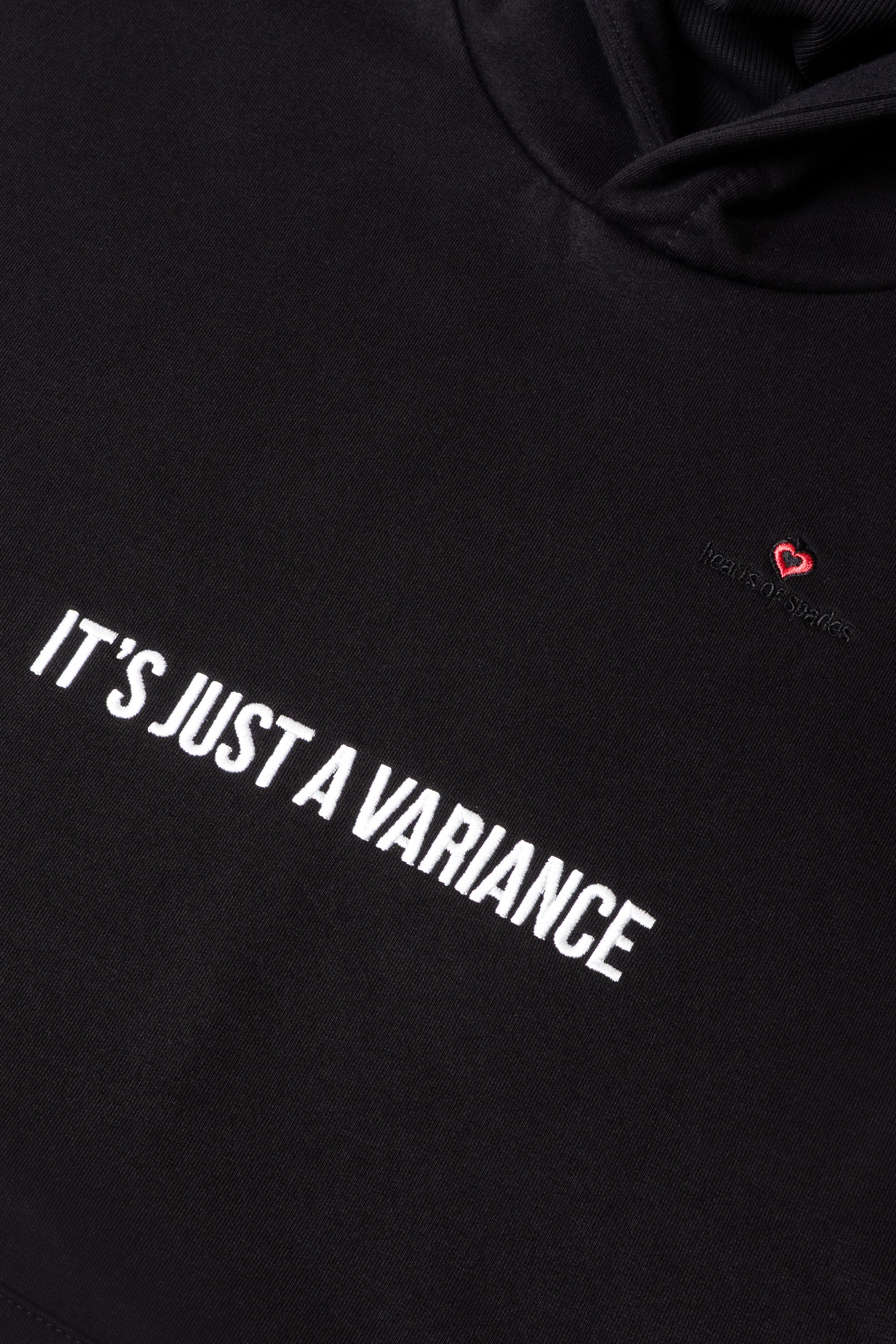 HOS Hoodie with Neck Guard black poker hoodie