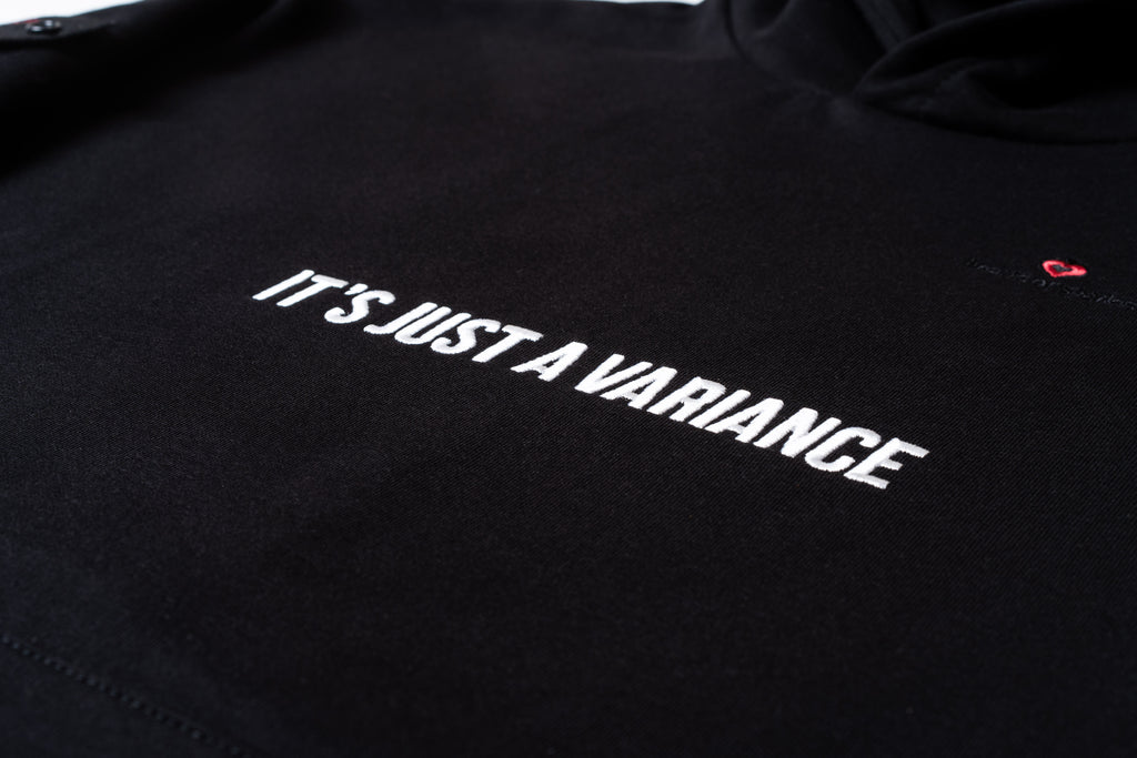 HOS Hoodie with Neck Guard black poker hoodie