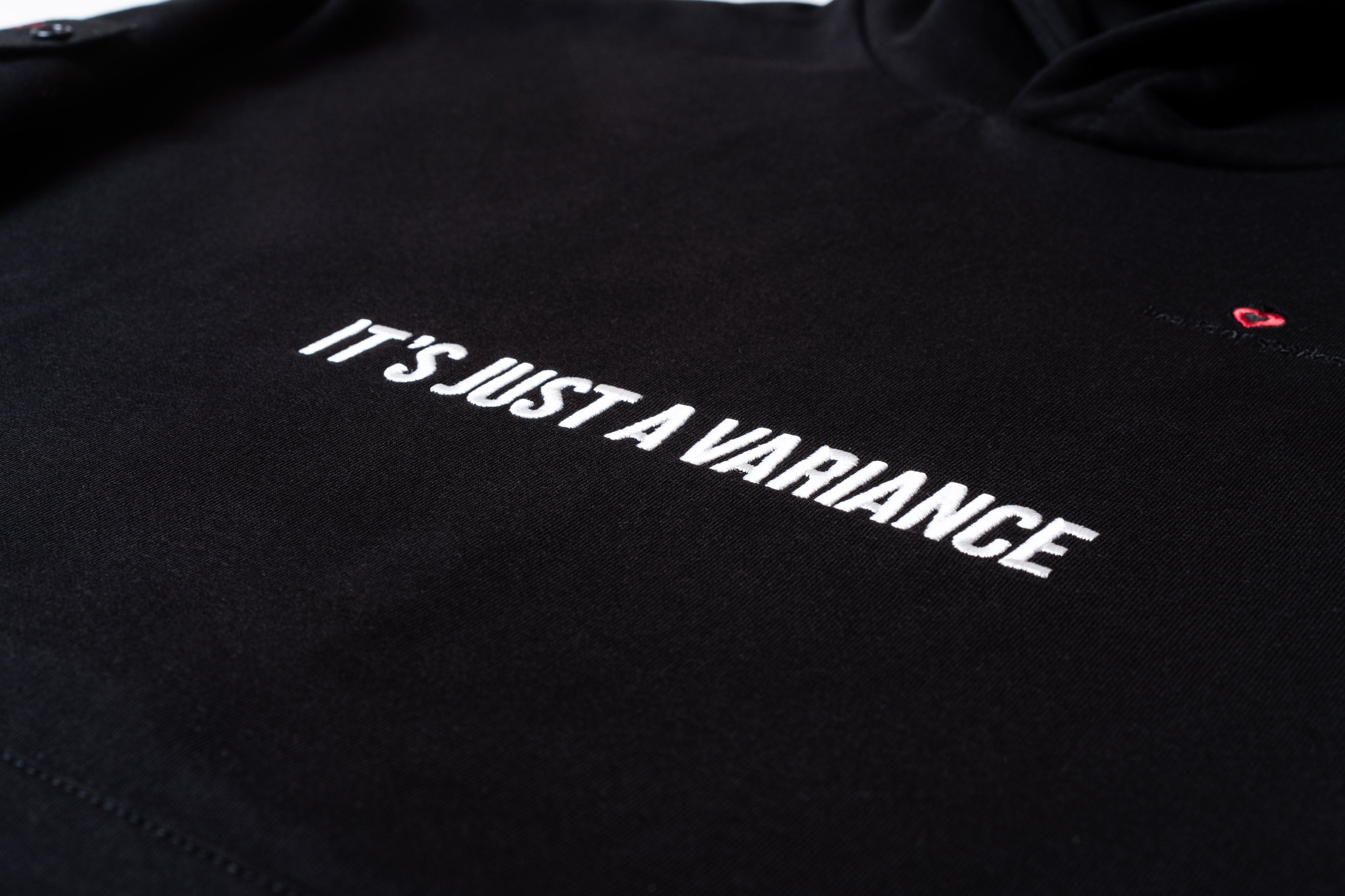 HOS Hoodie with Neck Guard black poker hoodie