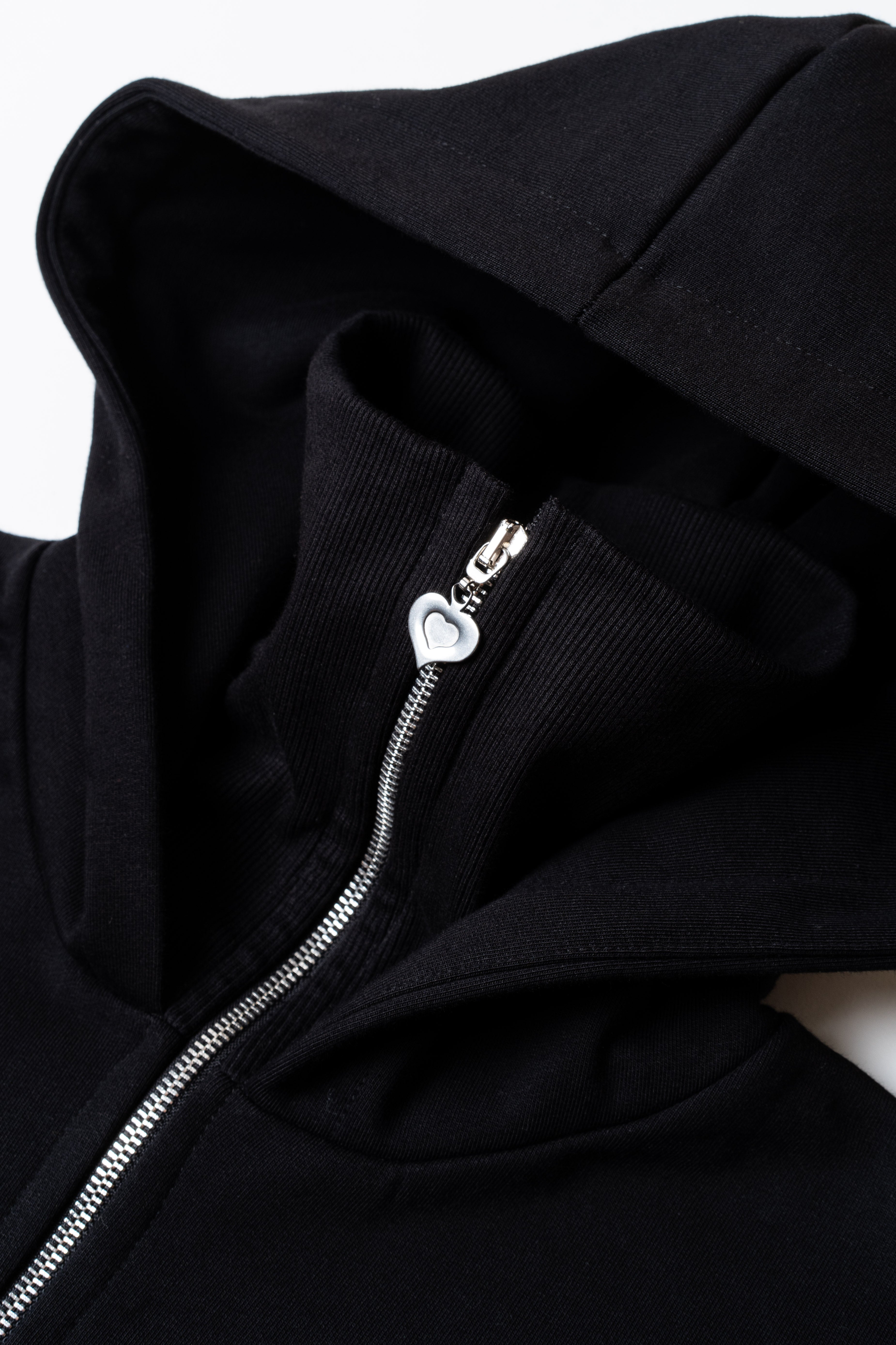 HOS Full-Zip Hoodie poker hoodie with neck guard zip design