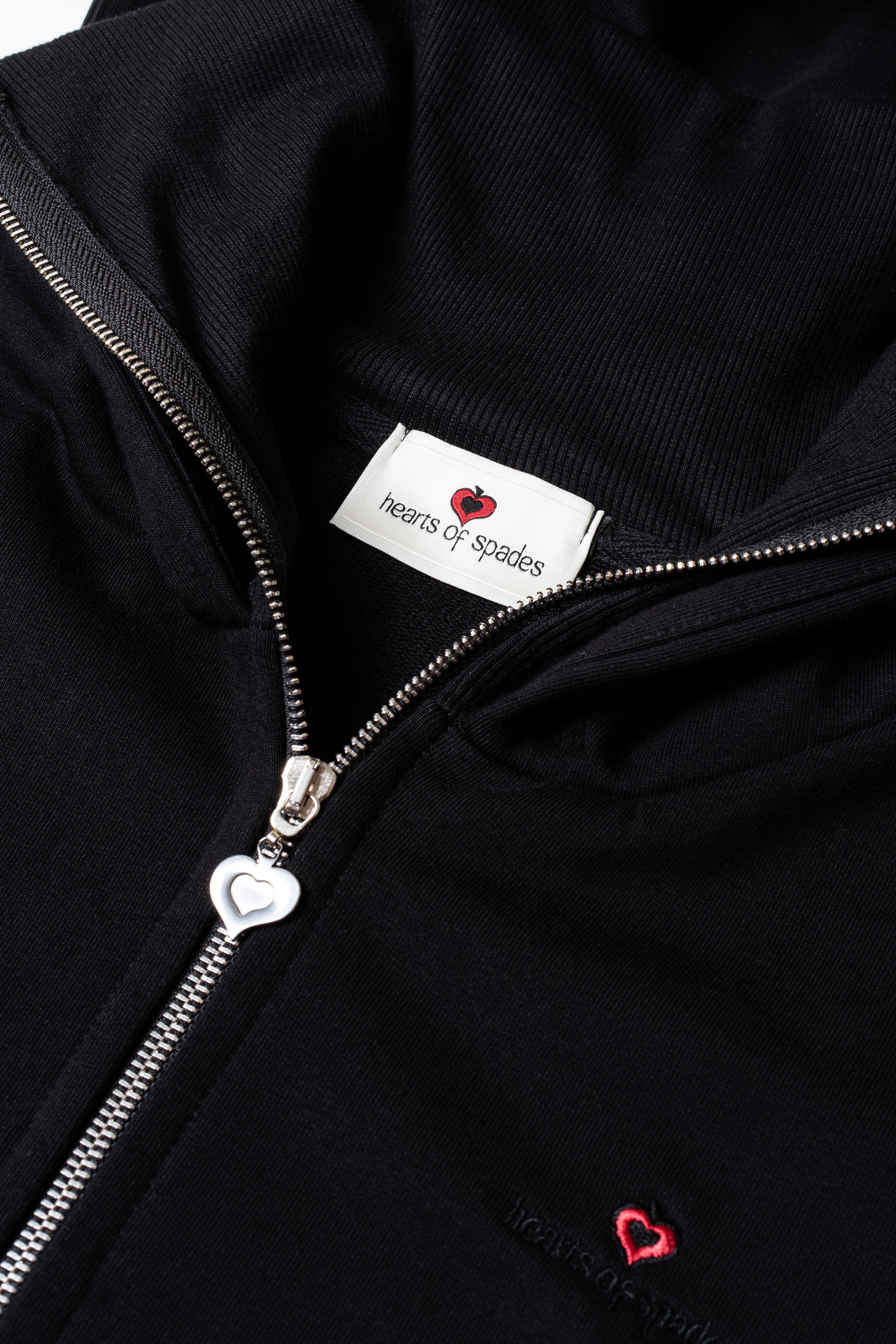 HOS Full-Zip Hoodie poker hoodie with neck guard zip design