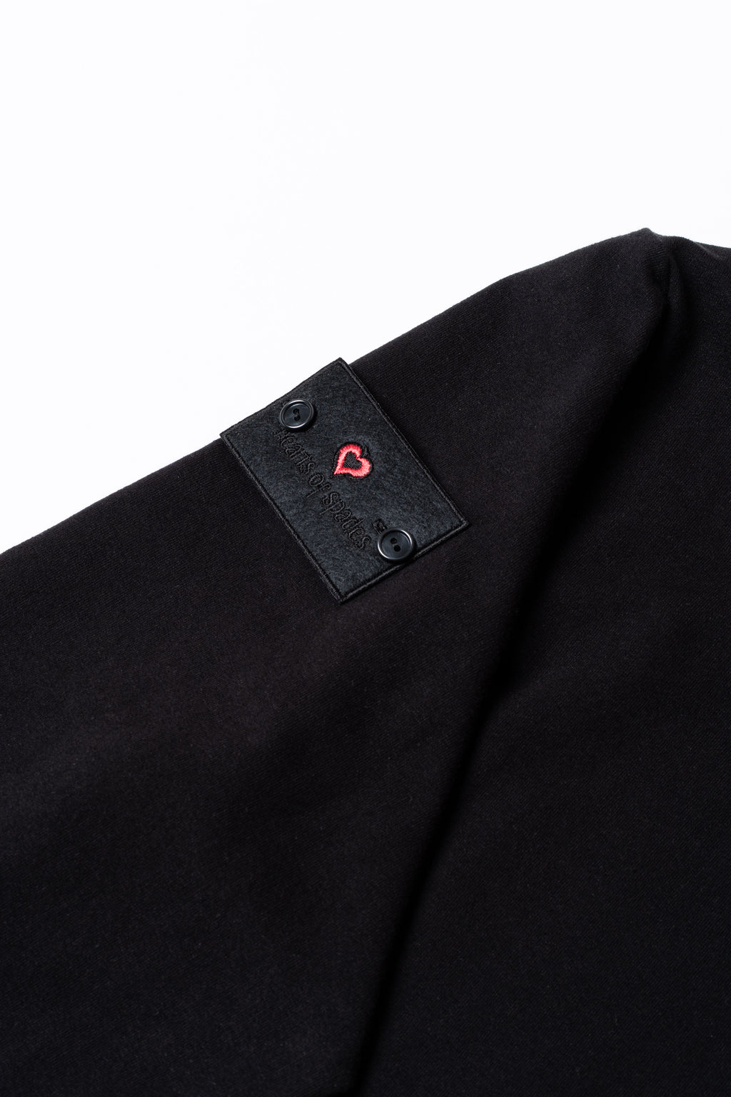 HOS Longsleeve Neck Guard poker long sleeve shirt black cotton