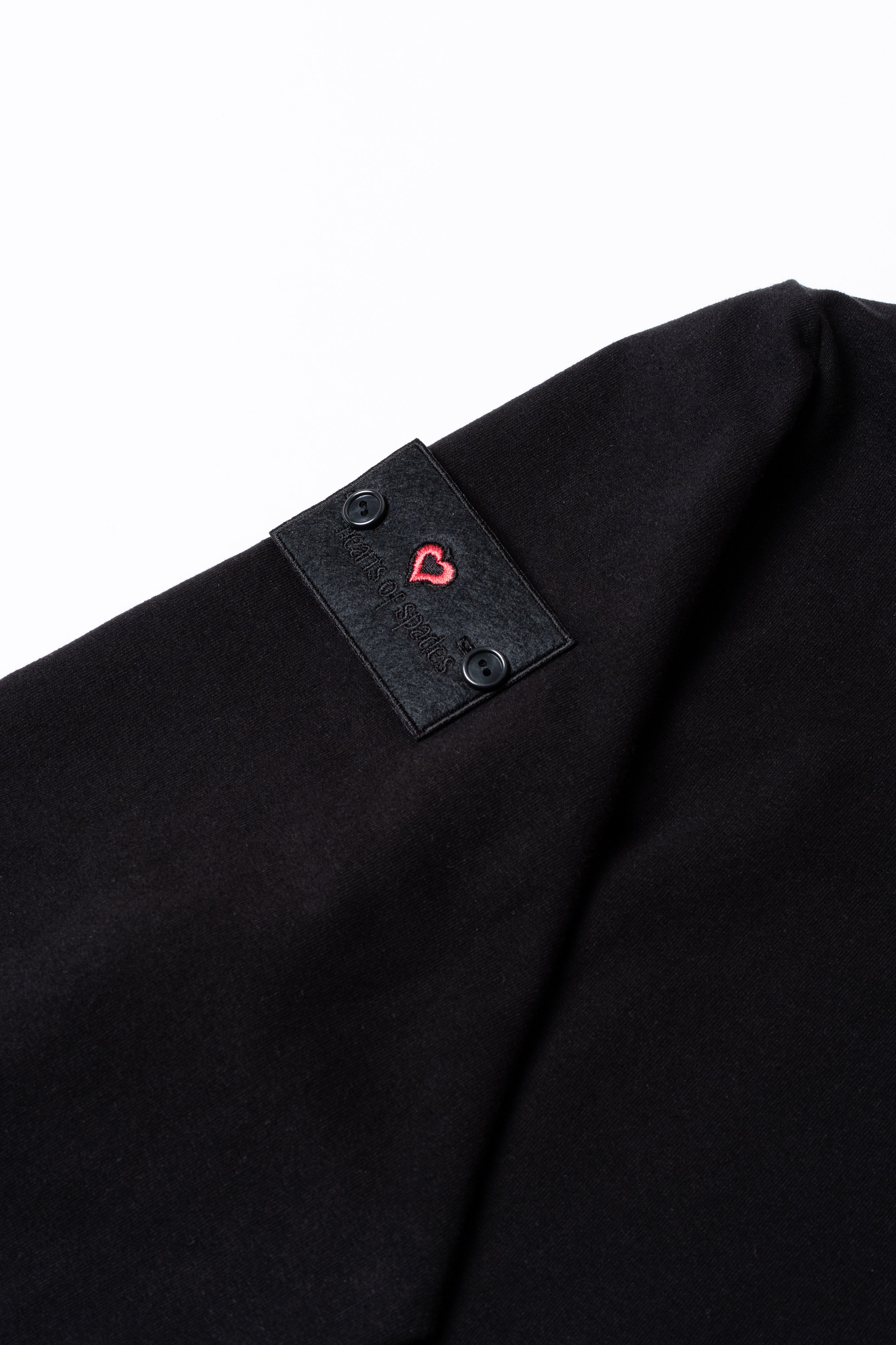 HOS Longsleeve Neck Guard poker long sleeve shirt black cotton