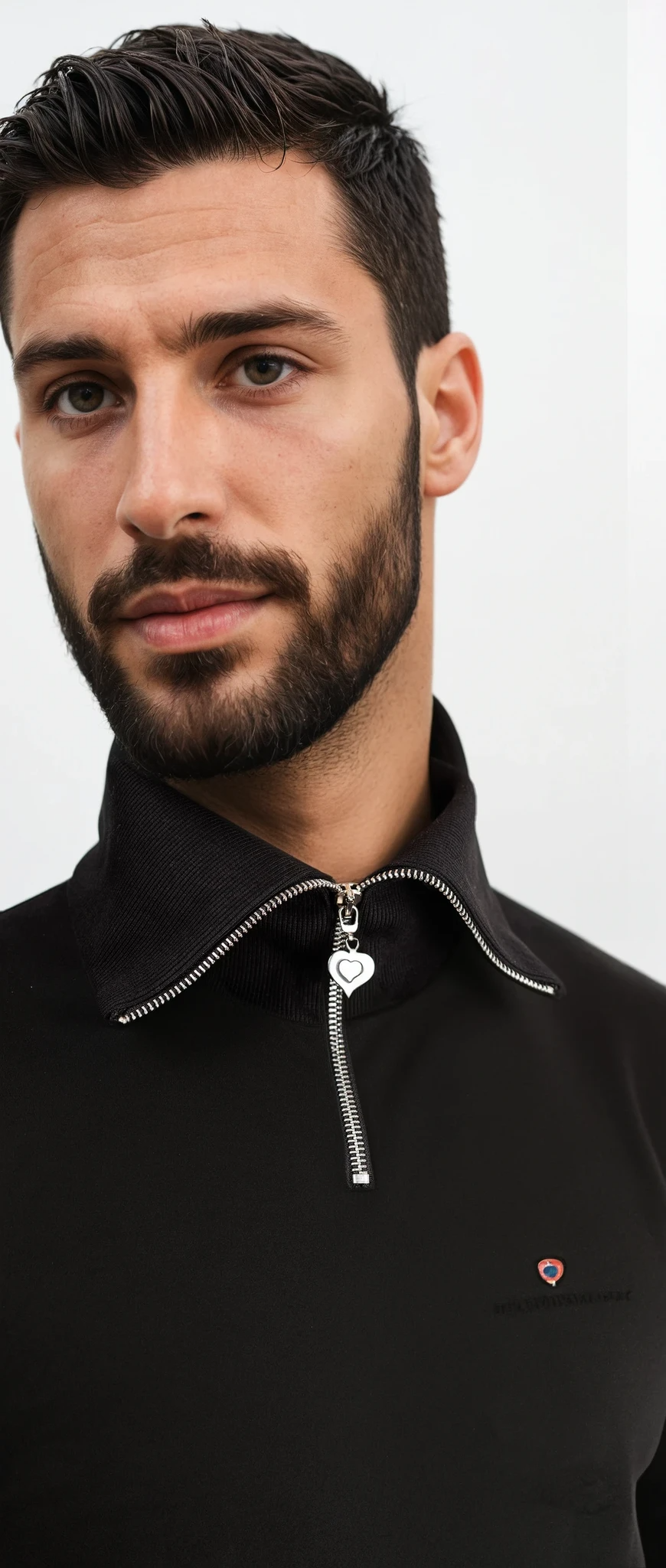 HOS Longsleeve Neck Guard poker long sleeve shirt black cotton